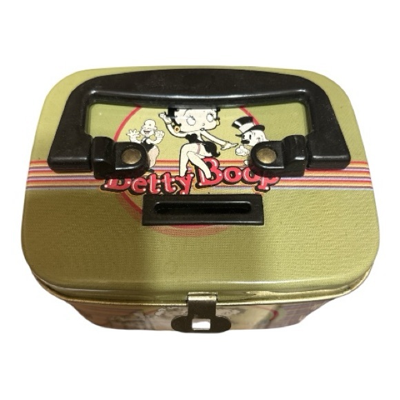 Betty boop Cartoon Character on Blue Motorcycle Toy coin holder lot - Picture 6 of 8